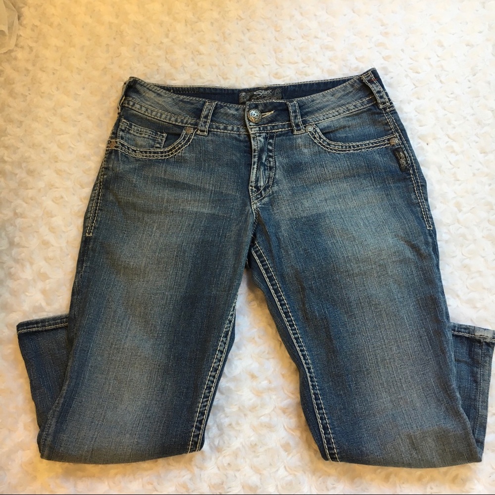 Silver Suki Surplus Capri